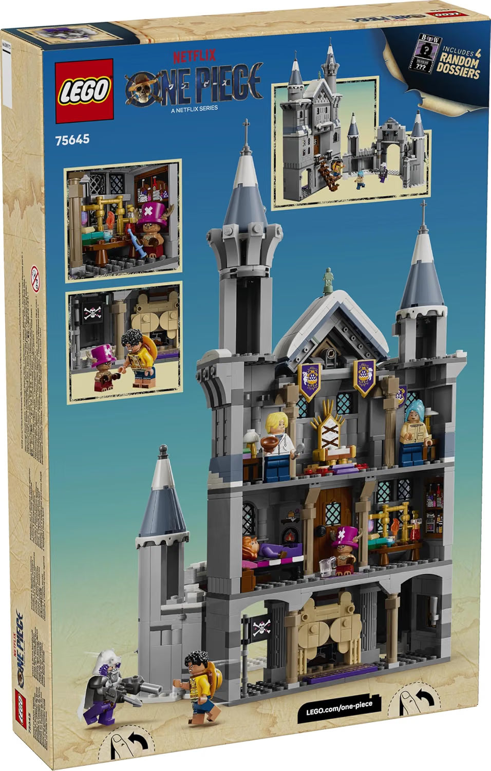 LEGO 75645 ONE PIECE Battle at Drum Castle – Castle Playset with Luffy, Nami, Sanji, Vivi, Chopper & Wapol, Ages 9+