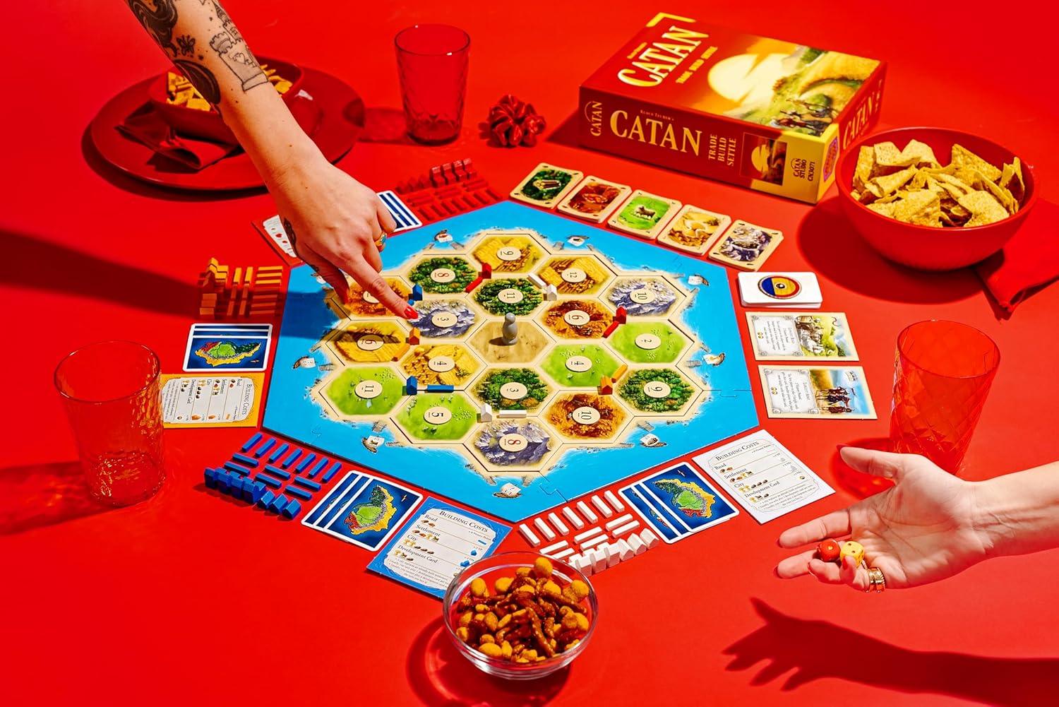 CATAN Board Game - Family Game for Kids & Adults, Ages 10+ ( Imported by Funskool ) - Jaiman Toys