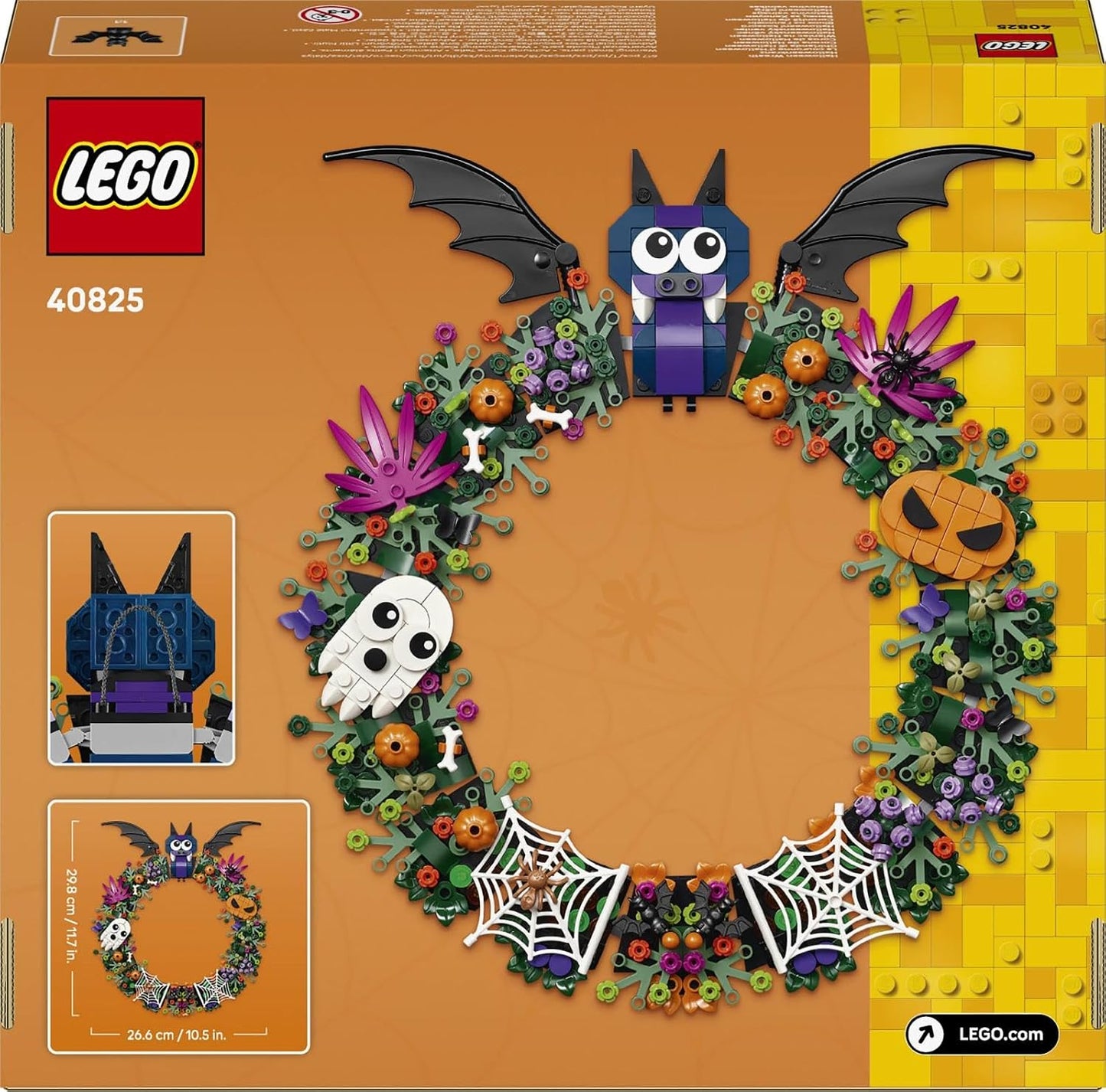 LEGO® Halloween Wreath 40825 Hanging Home Decoration, 617 Pieces