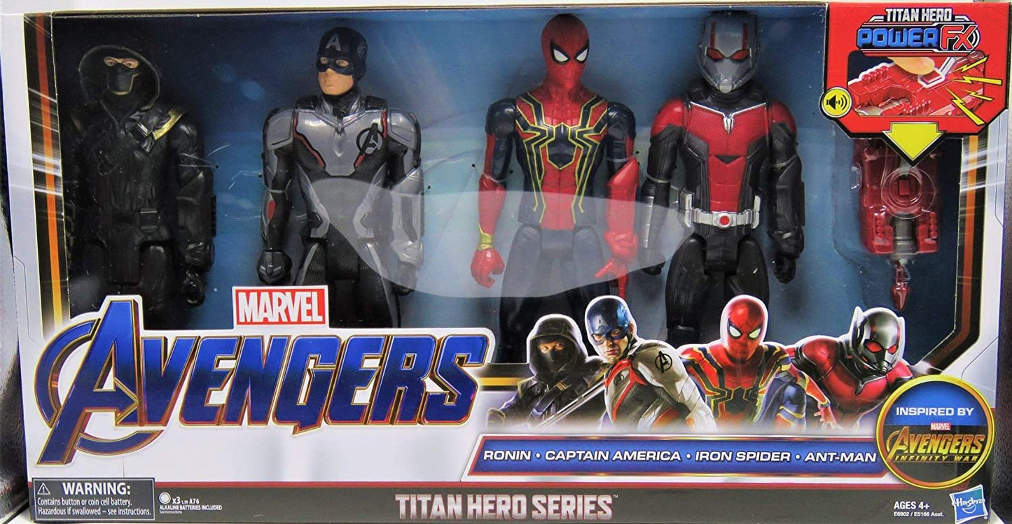 Marvel Avengers Titan Heroes Power FX Set of Four Action Figures