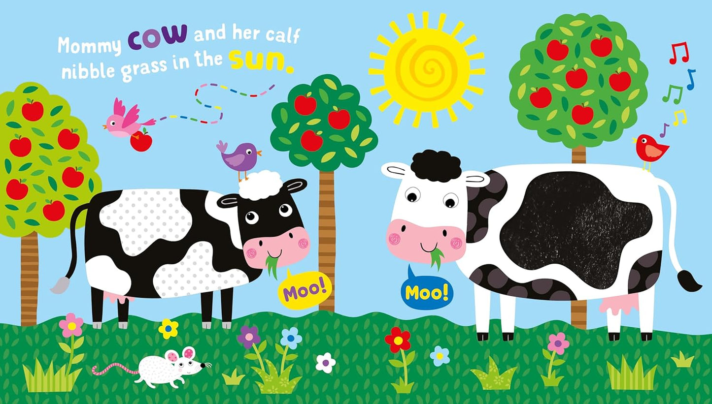 North Parade Touch and Feel Farm Sound Book with 10 Animal Sounds for Kids