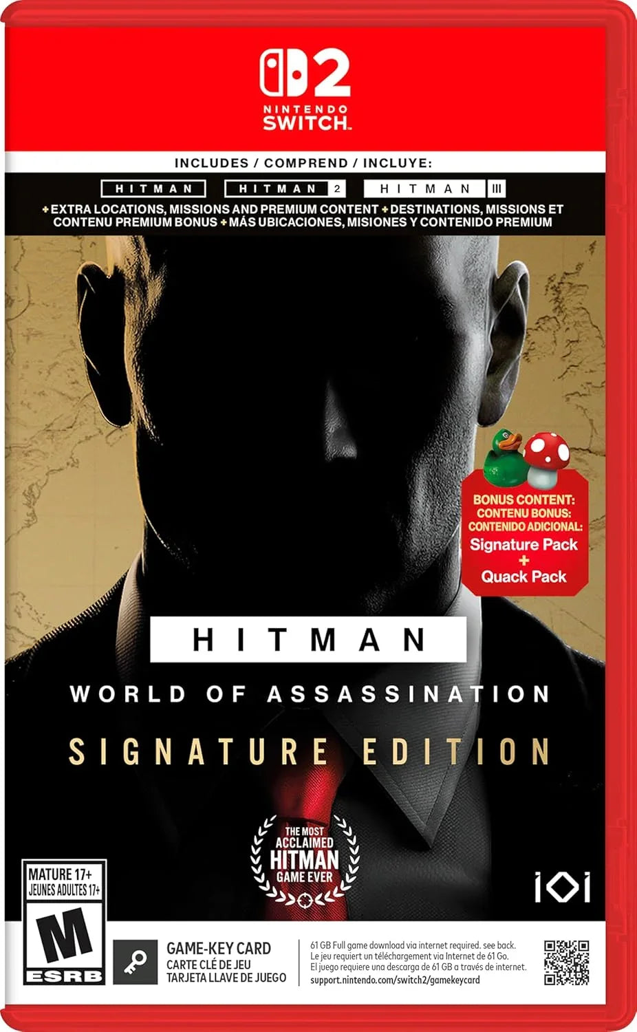 Hitman: World of Assassination Signature Edition - Nintendo Switch 2 Game - Jaiman Toys