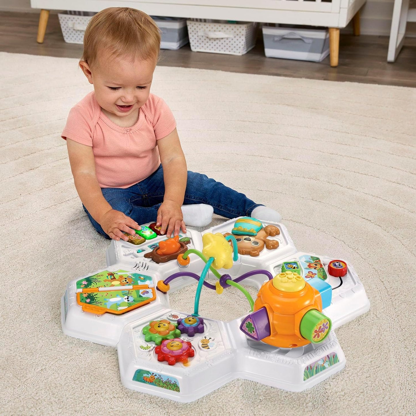 VTech Buzz and Learn Activity Table with Seven Interactive Play Zones