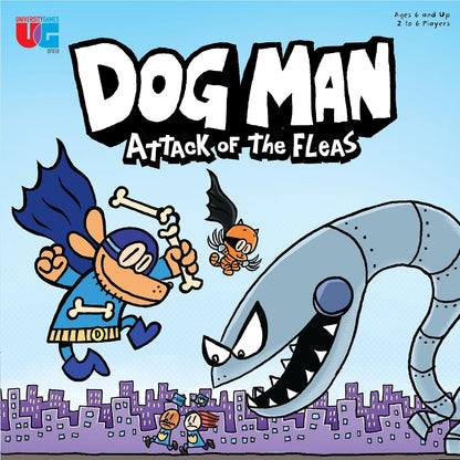 Dog Man: Attack of the Fleas Board Game | Family Strategy Game for 2–6 Players Ages 7+ | University Games