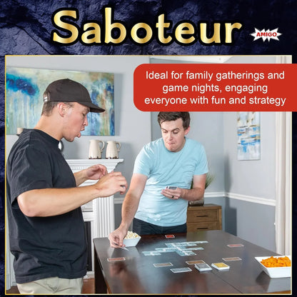 Saboteur Card Game – Hidden Role Strategy Party Game for Adults & Families - Jaiman Toys