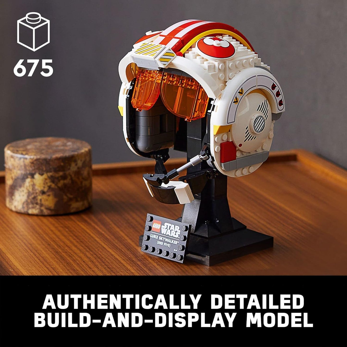 LEGO Star Wars Luke Skywalker (Red Five) Helmet 75327 Building Kit (675 Pieces)