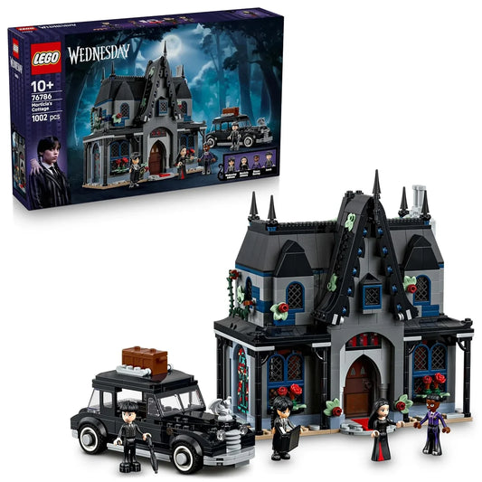 LEGO Wednesday Morticia’s Cottage, 76786 Model Building Kit for 10+ Age Boys and Girls