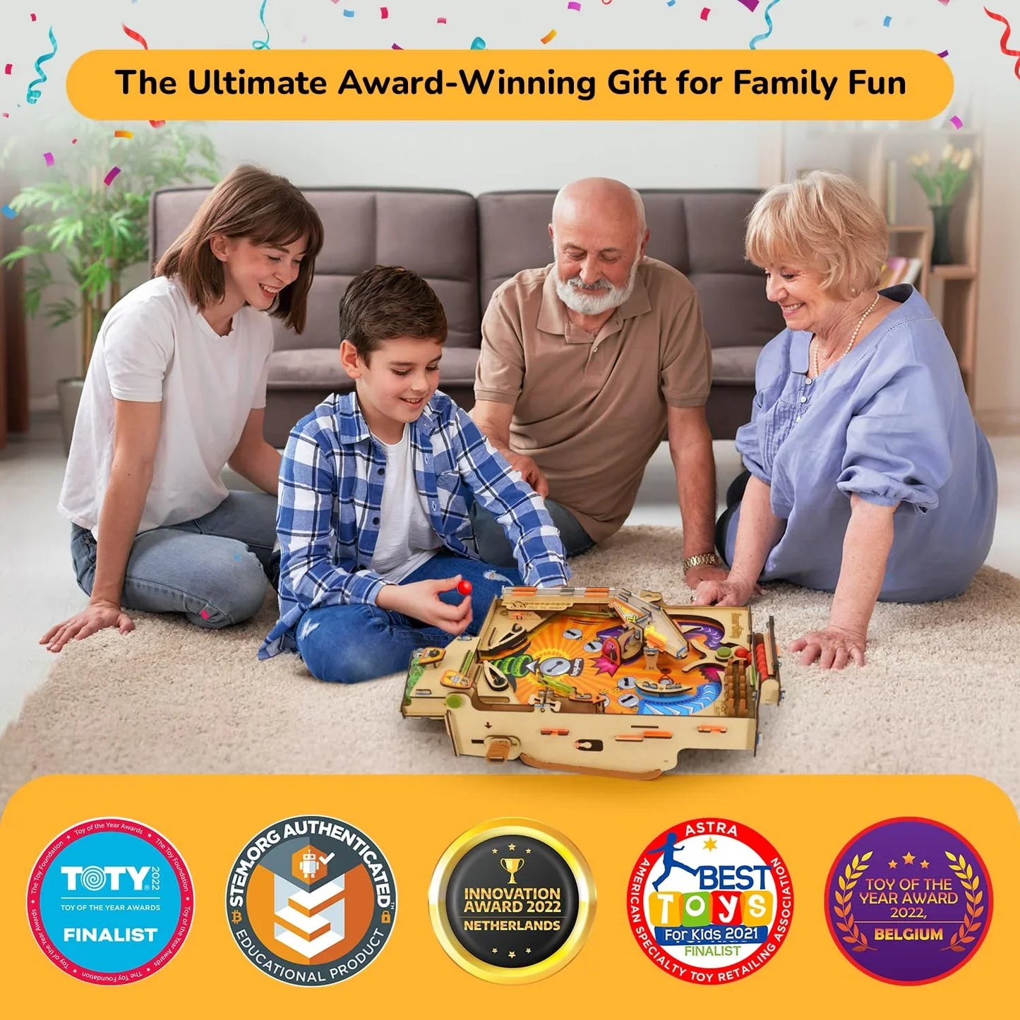 Smartivity Pinball Machine STEM DIY Kit – Educational Construction Toy for Kids - Jaiman Toys