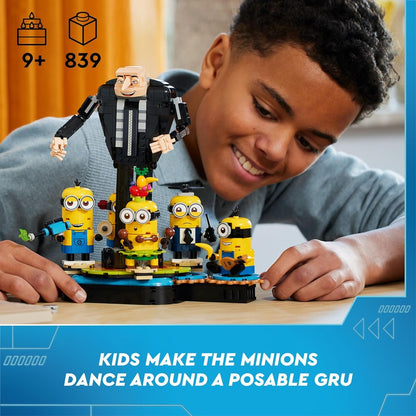 LEGO 75582 Despicable Me Gru und die Minions aus LEGO Steinen