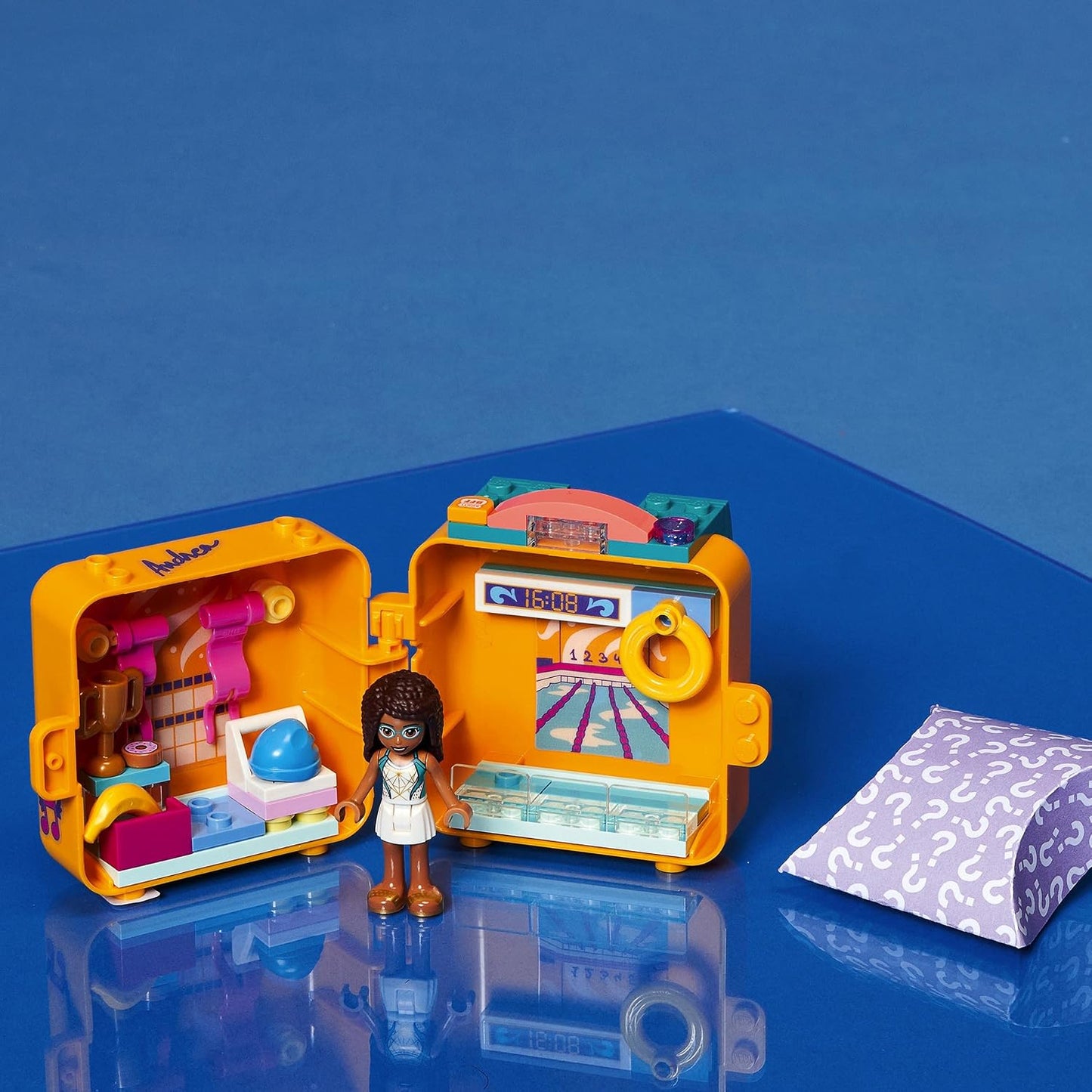 Lego Friends Andrea's Swimming Cube 41671 Building Kit Set; Includes a Pet Toy for Kids in a Random Color