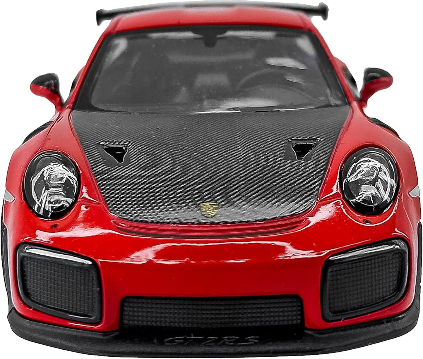 KiNSMART Porsche 911 GT2 RS – 1:36 Scale Die-Cast Model Car – Pullback Toy Car Collectible - Red - Jaiman Toys