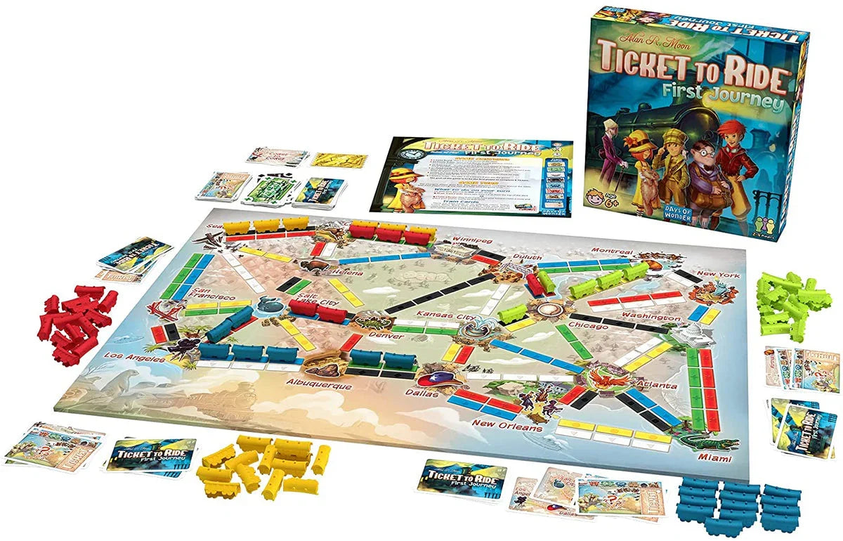 Ticket to Ride First Journey Board Game - Jaiman Toys