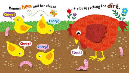 North Parade Touch and Feel Farm Sound Book with 10 Animal Sounds for Kids