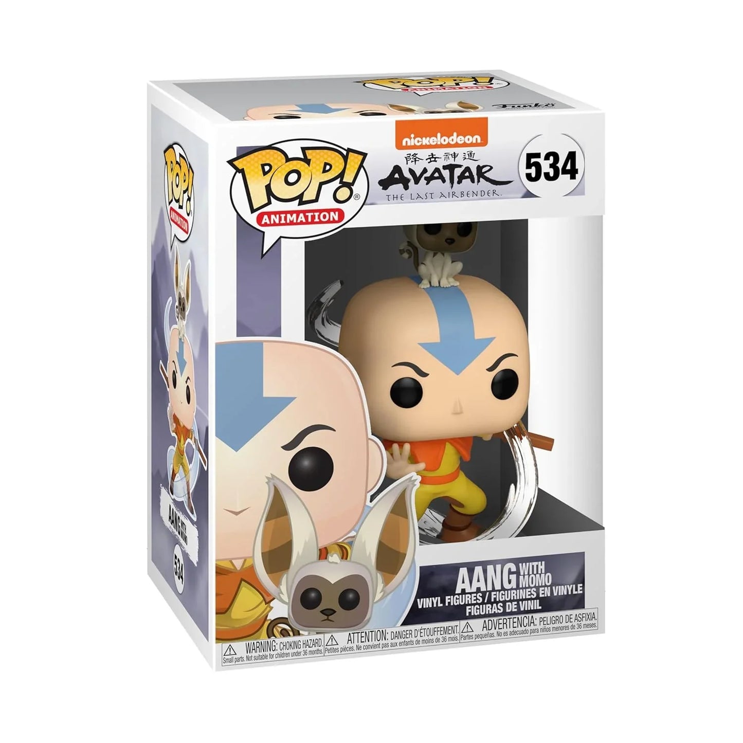 FUNKO POP! & Buddy: Avatar - Aang with Momo - Jaiman Toys