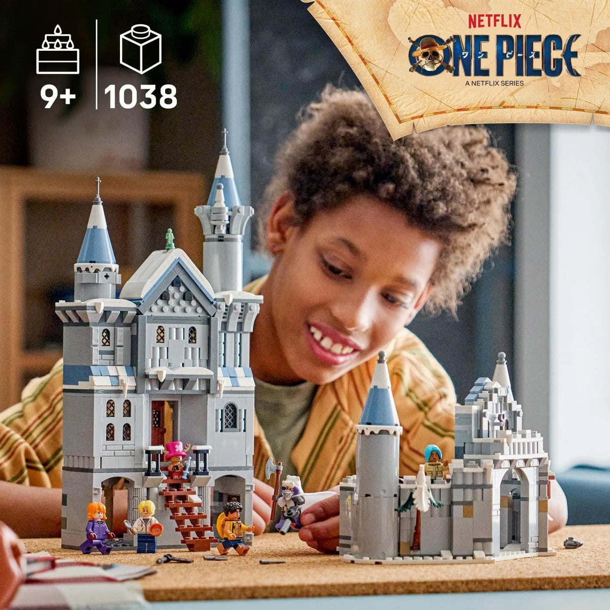 LEGO 75645 ONE PIECE Battle at Drum Castle – Castle Playset with Luffy, Nami, Sanji, Vivi, Chopper & Wapol, Ages 9+