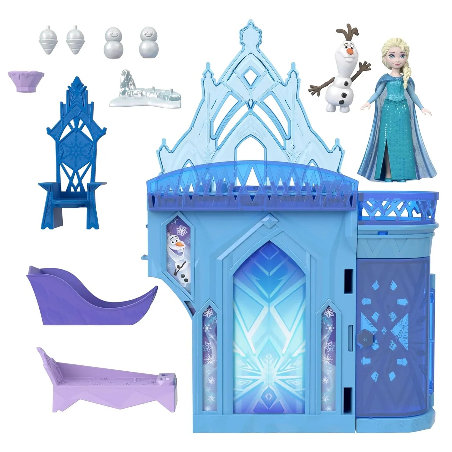 Disney Princess Frozen Storytime Stackers – Elsa Ice Palace Stackable Castle Set - Jaiman Toys