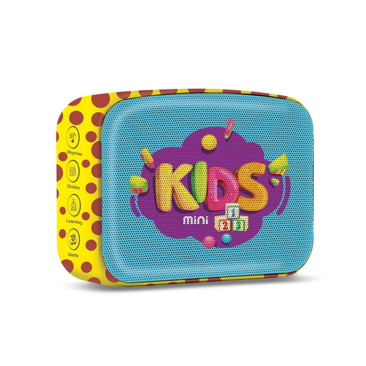 Saregama Carvaan Mini Kids - Pre-Loaded with Stories, Rhymes, Learnings, Mantras with Bluetooth/USB/Aux in-Out - Jaiman Toys