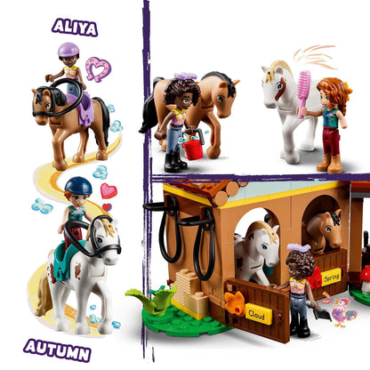 LEGO Friends Autumn's Horse Stable 41745 Building Toy Set (545 Pcs),Multicolor