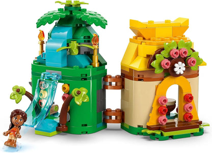 LEGO 43260 Disney Princess Moana’s Island Fun Set, Buildable Toy with 2 Micro-Doll Figures and a House for Creative Play, Birthday Gift for 5 Plus Year Old Kids, Girls & Boys