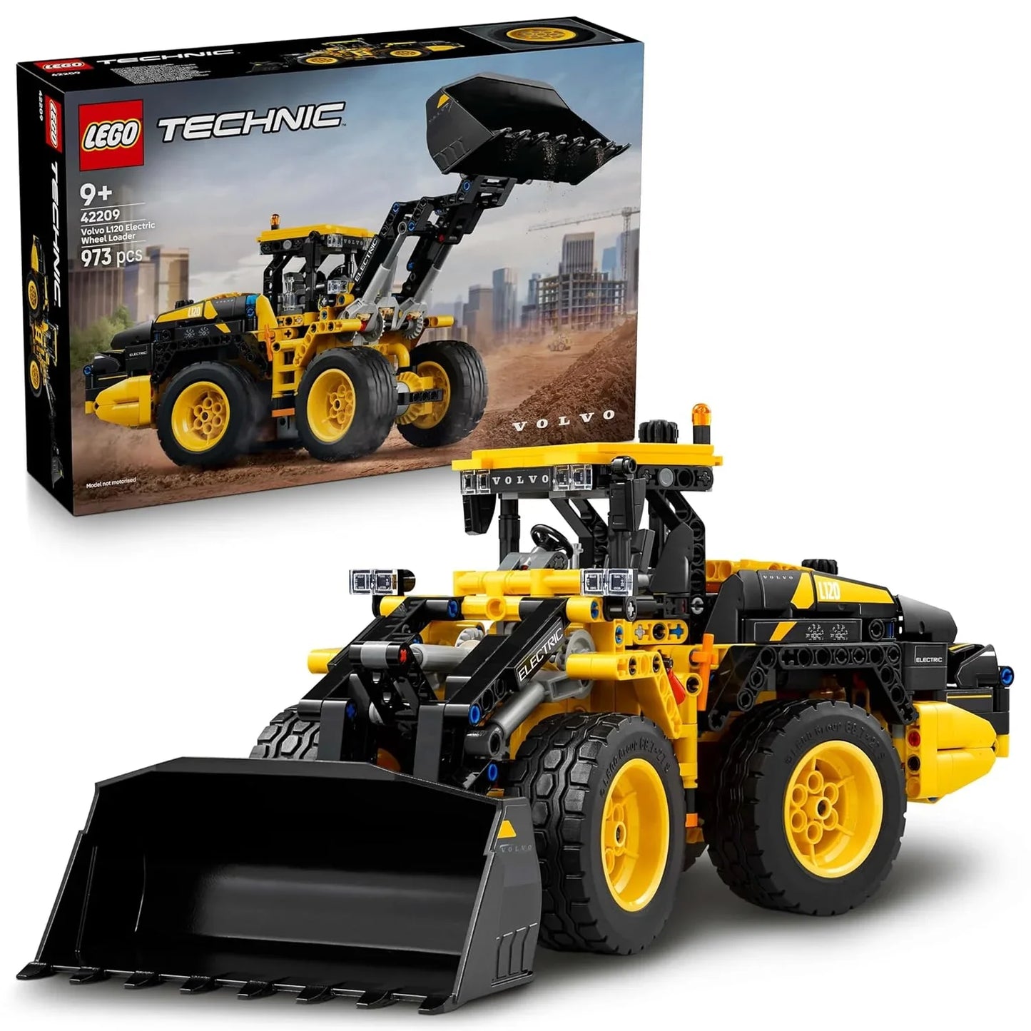 LEGO® 42209 Technic Volvo L120 Electric Wheel Loader – Construction Vehicle Building Kit for Kids & Adults (973 Pieces)