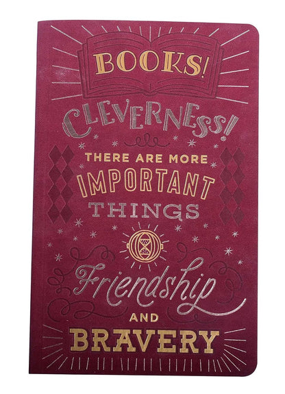 Wizarding World Hermione Granger Hardcover Ruled Journal & Collectible Wand Pen Gift Set | Premium Hardcover Notebook with 192 Ruled Pages