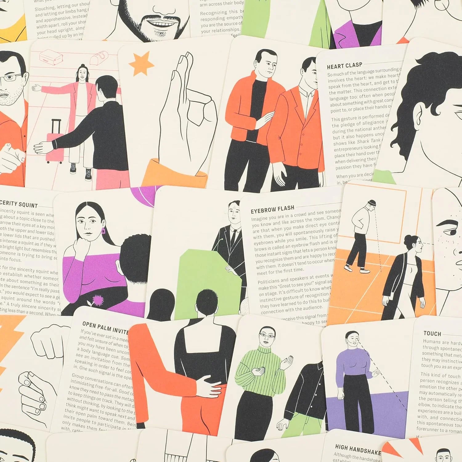 Body Language Decoder: 50 Cards to Understand Hidden Signals – Laurence King Magma - Jaiman Toys