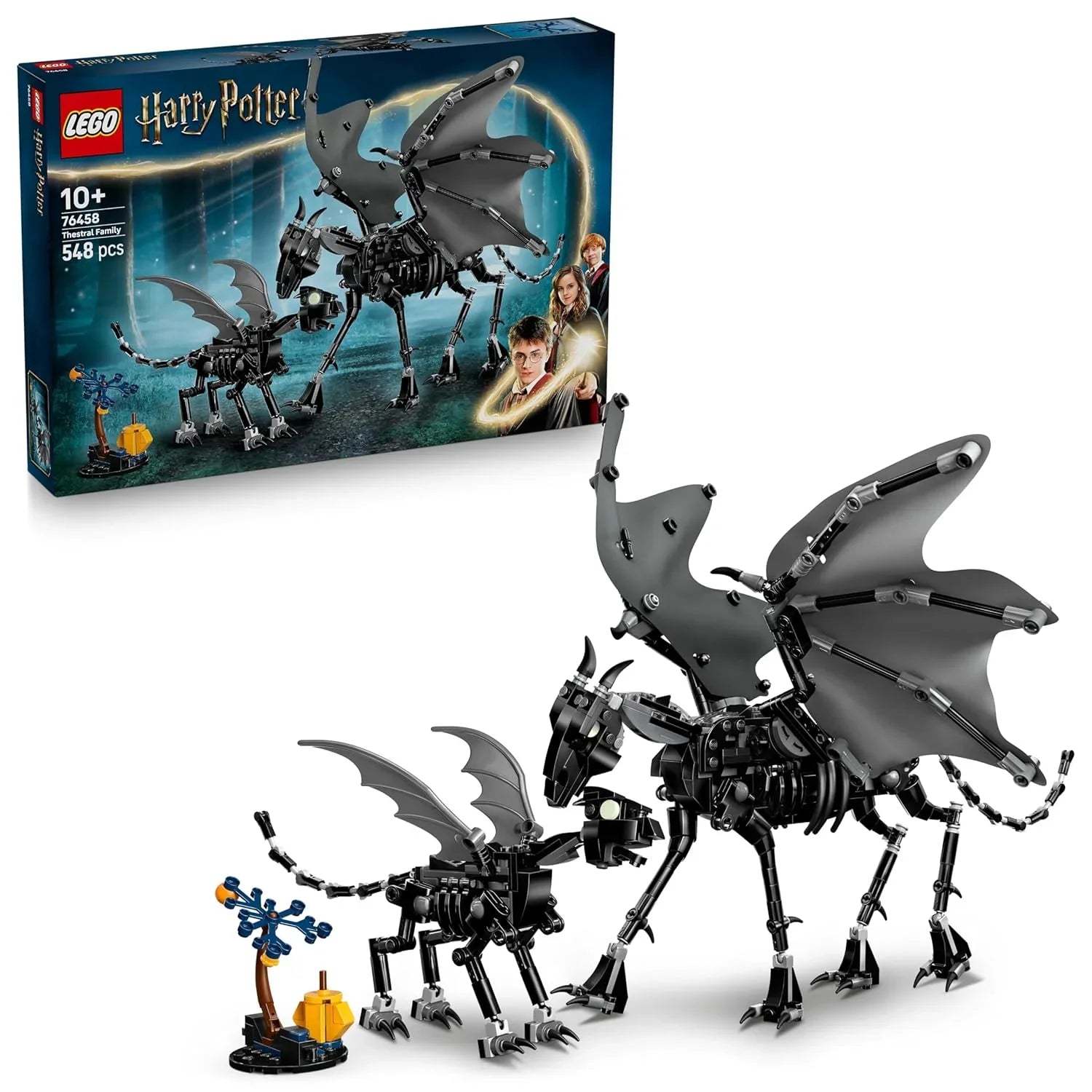 LEGO Harry Potter Thestral Family, Mythical Creature Toy Figures 76458 Building Blocks Toys for 10+ Gift for Boys and Girls - Jaiman Toys