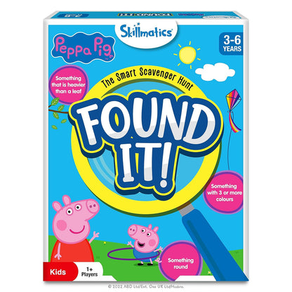 Skillmatics Card Game - Found It Peppa Pig, Scavenger Hunt for Kids, Boys, Girls, and Families Who Love Board Games Educational Toys, Travel Friendly, Gifts Ages 3, 4, 5, 6