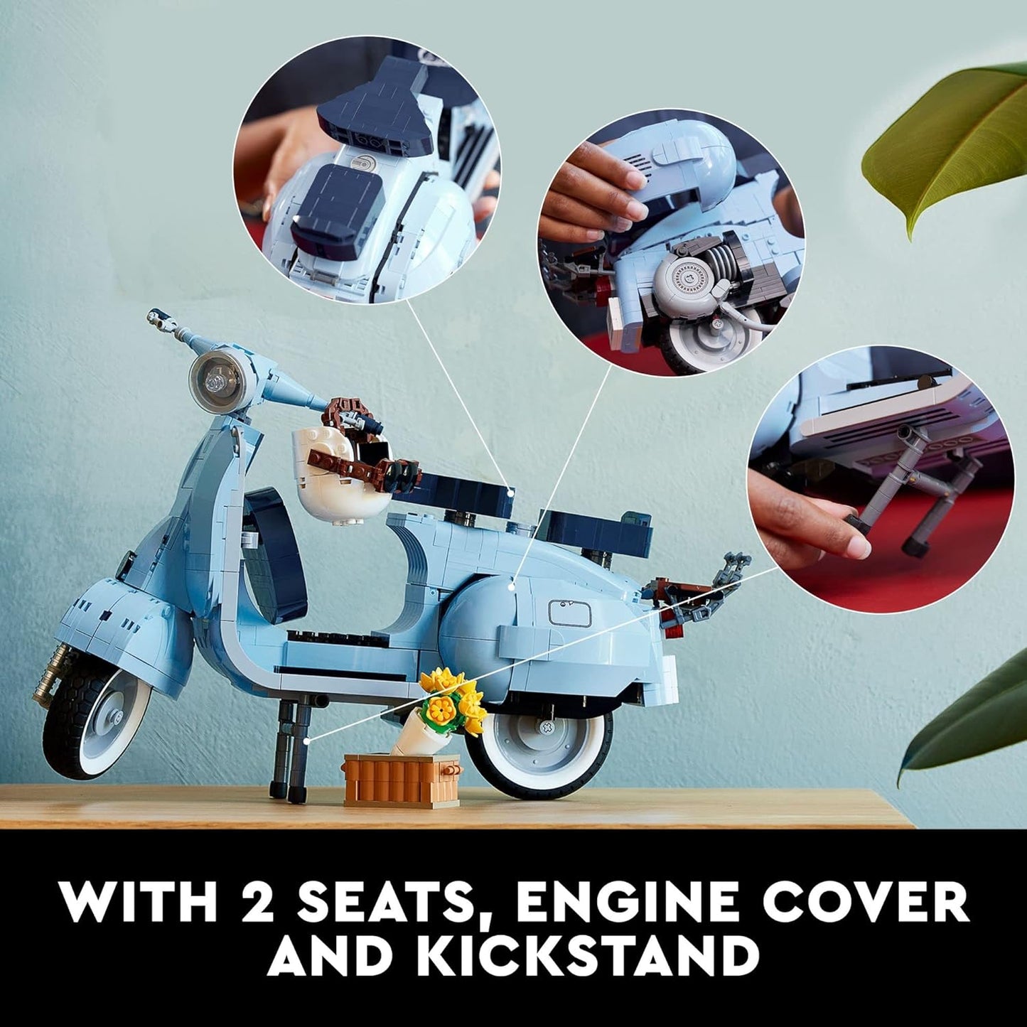 LEGO 10298! Vespa 125 Building Kit For The Adults (1,106 Pieces)