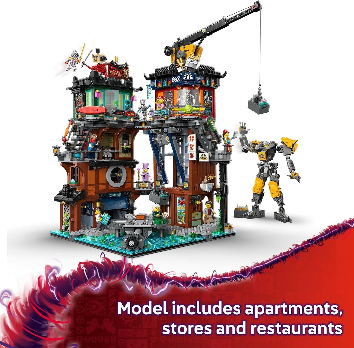 LEGO 71837 NINJAGO City Workshops (3244 Pieces)