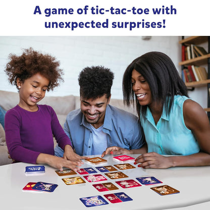 Skillmatics Card Game - Ratty Ruckus, Fun for Family Game Night, Perfect for Board Game Lovers, Gifts for Girls, Boys, Teens, Adults Ages 6, 7, 8, 9 and Up, Tic-Tac-Toe with a Twist