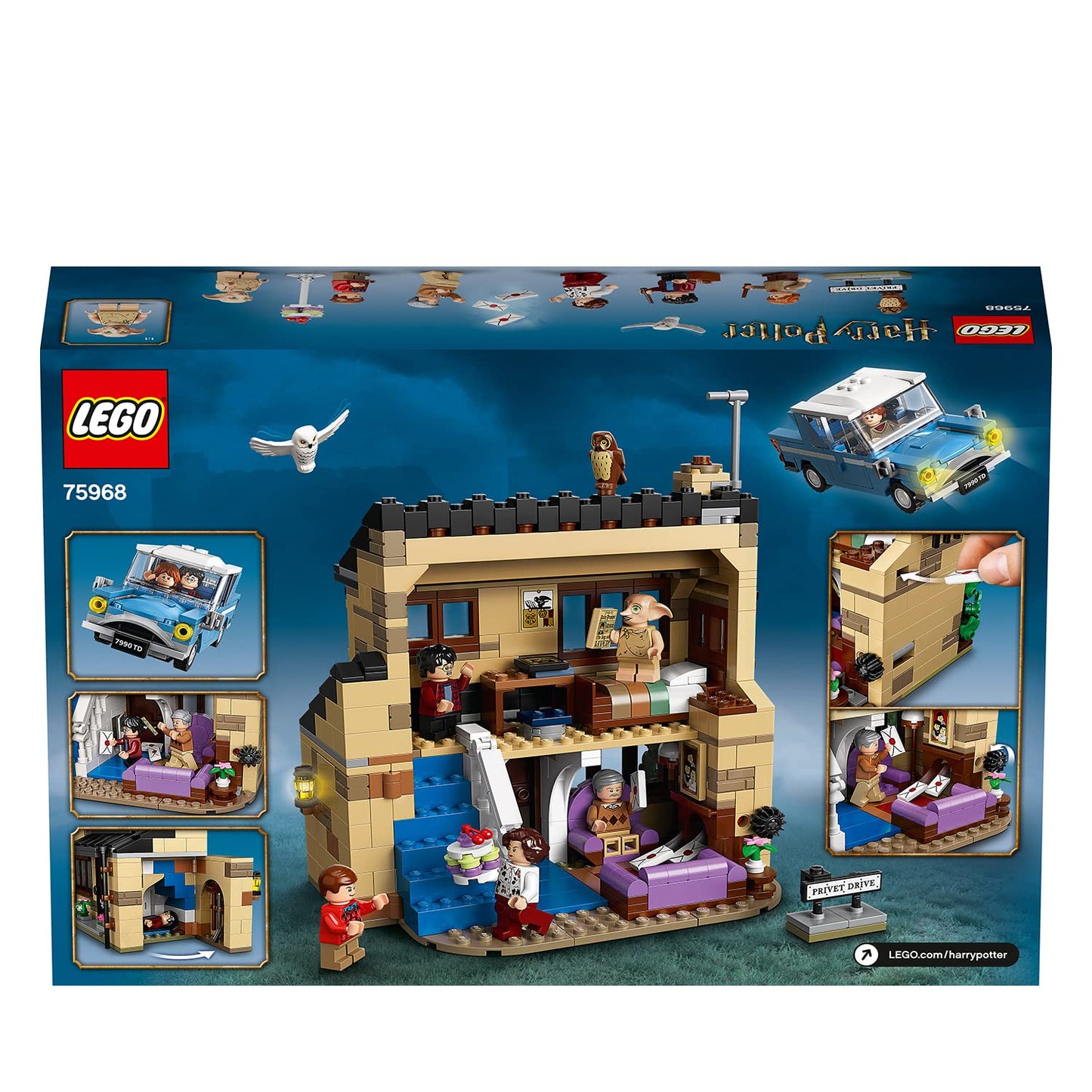 LEGO Harry Potter 4 Privet Drive 75968 Building Kit Age 8+