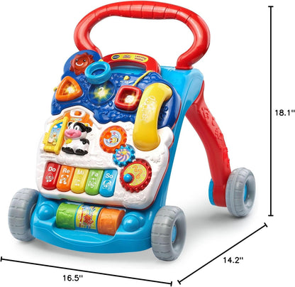 VTech Sit-to-Stand Learning Walker Age 9 Months to 3 Years- 4 Color Options