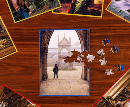 Harry Potter Jigsaw Puzzle Book – 9 Magical 96-Piece Puzzles Hardcover by Wizarding World (2022)
