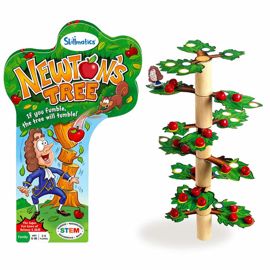 Skillmatics Educational Game - Newton'S Tree, Balancing, Stacking, Strategy And Skill-Building Game, Ages 6 And Up For Adult