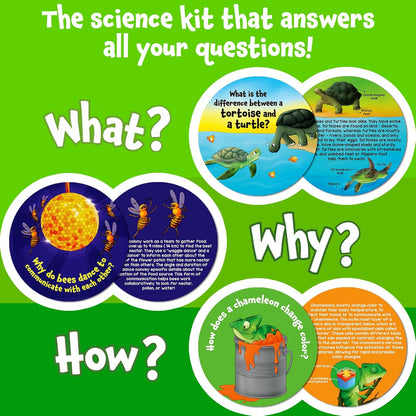 Skillmatics Flash Cards - Science Snippets Animals, Learning Resources & Educational Toys for Boys & Girls, Gifts for Ages 7, 8, 9 & Up, 70+ Cards