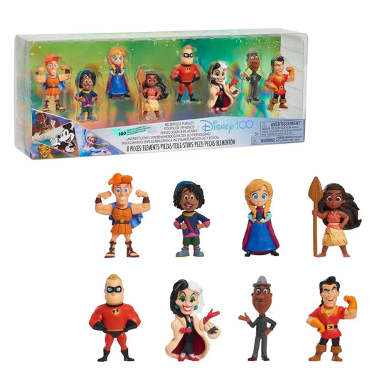Disney100 Years of Relentless Pursuit, Limited Edition 8-piece Figure Set - Jaiman Toys