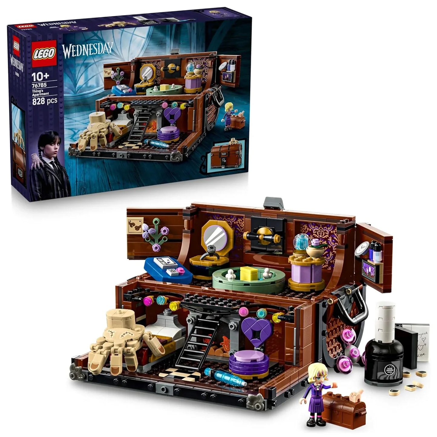 LEGO Wednesday Thing’s Apartment, Birthday 76785 Building Set for 10+ Age Boys and Girls