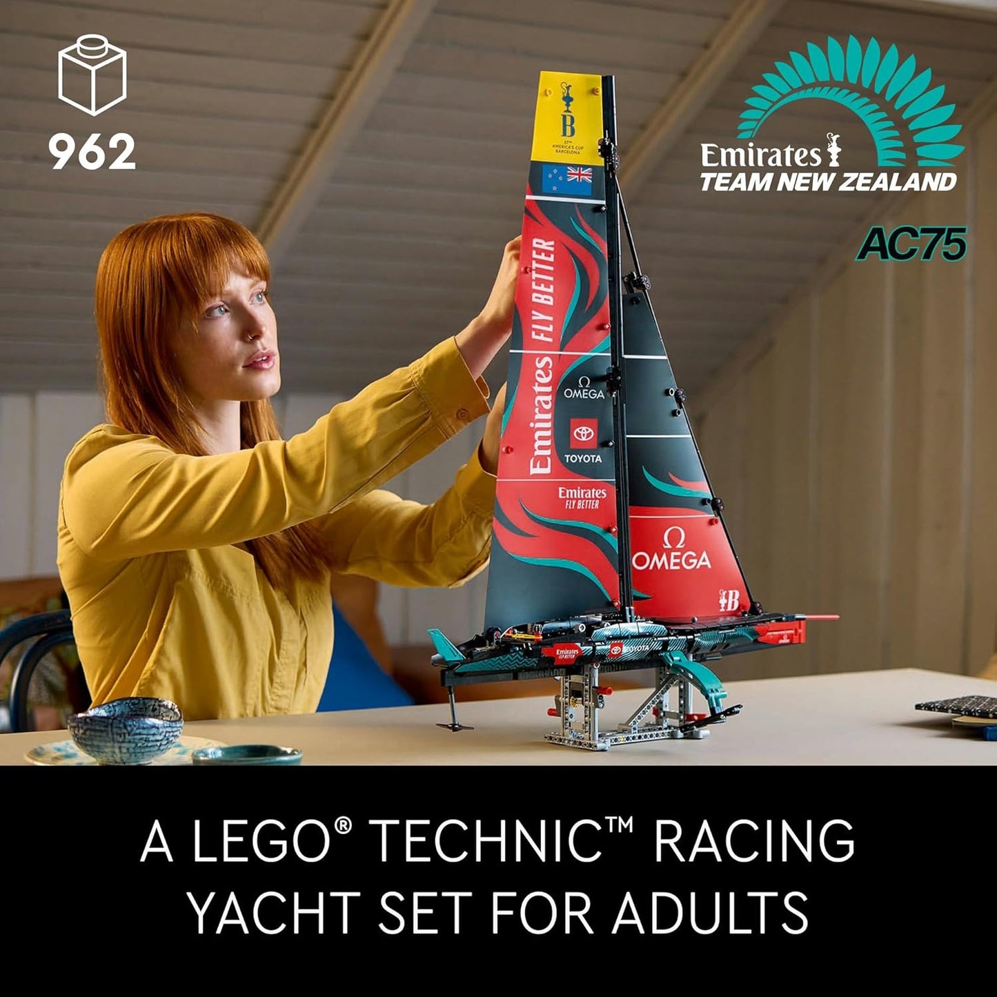 LEGO 42174 Technic Emirates Team New Zealand AC75 Yacht (962 Pieces)