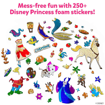 Skillmatics Paper Art & Craft Activity - Foil Fun Disney Princess, No Mess Art for Kids, Craft Kits & Supplies, DIY Creative Activity, Gifts for Girls & Boys Ages 4, 5, 6, 7, 8, 9, Multicolor