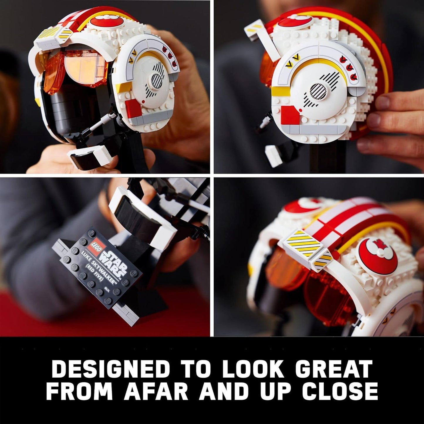 LEGO Star Wars Luke Skywalker (Red Five) Helmet 75327 Building Kit (675 Pieces)