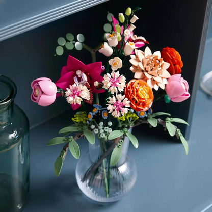 LEGO 10342 Botanicals Pretty Pink Flower Bouquet Set (749 Pieces)