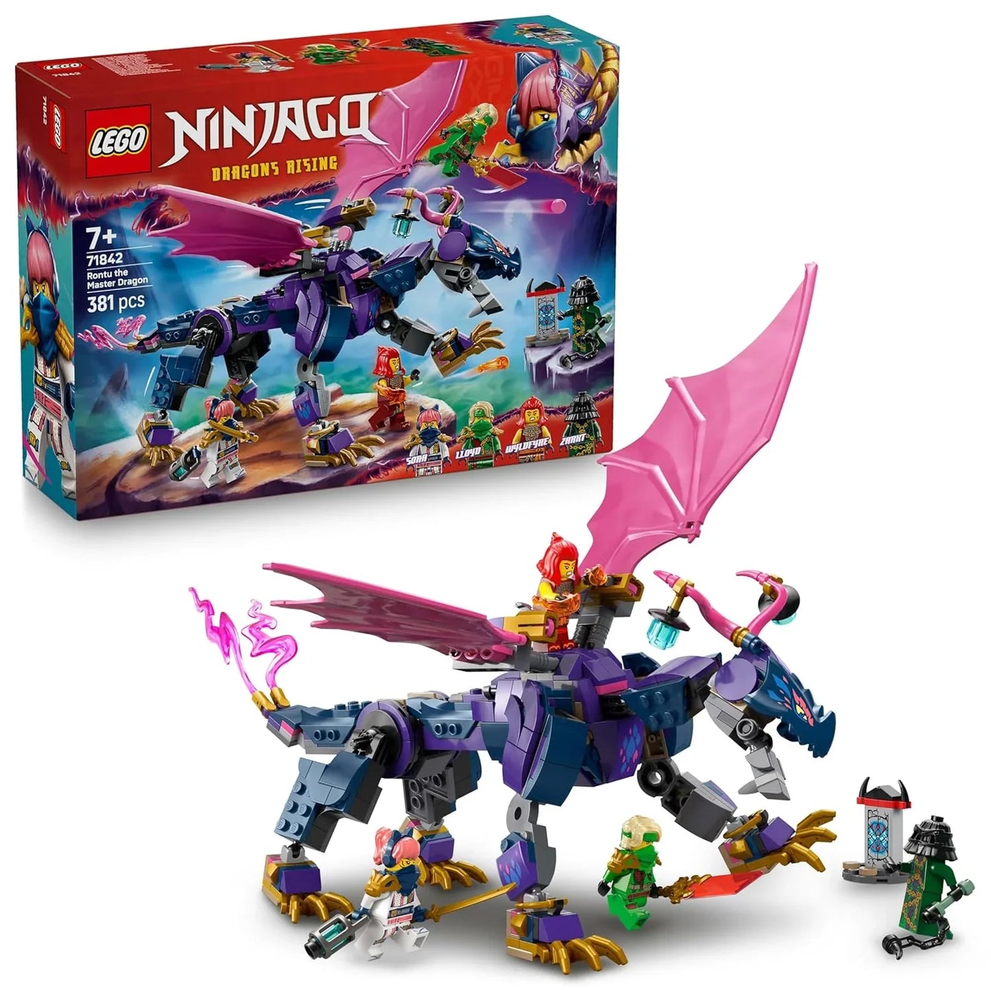 LEGO NINJAGO Rontu The Master Dragon Toy Set 71842 Building Blocks Toys for 7+ Gift for Boys and Girls - Jaiman Toys