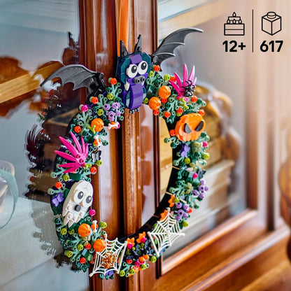 LEGO® Halloween Wreath 40825 Hanging Home Decoration, 617 Pieces