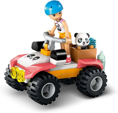 LEGO Friends 42648 Panda Sanctuary Animal Care Toy with a Tree House, Quad Bike, 2 Mini Dolls and 3 Panda Figures - Creative Building Set for 7+ Year Old Girls