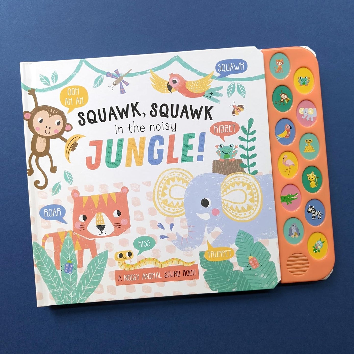 North Parade Squawk, Squawk in the Noisy Jungle | Interactive Animal Sound Book for Kids