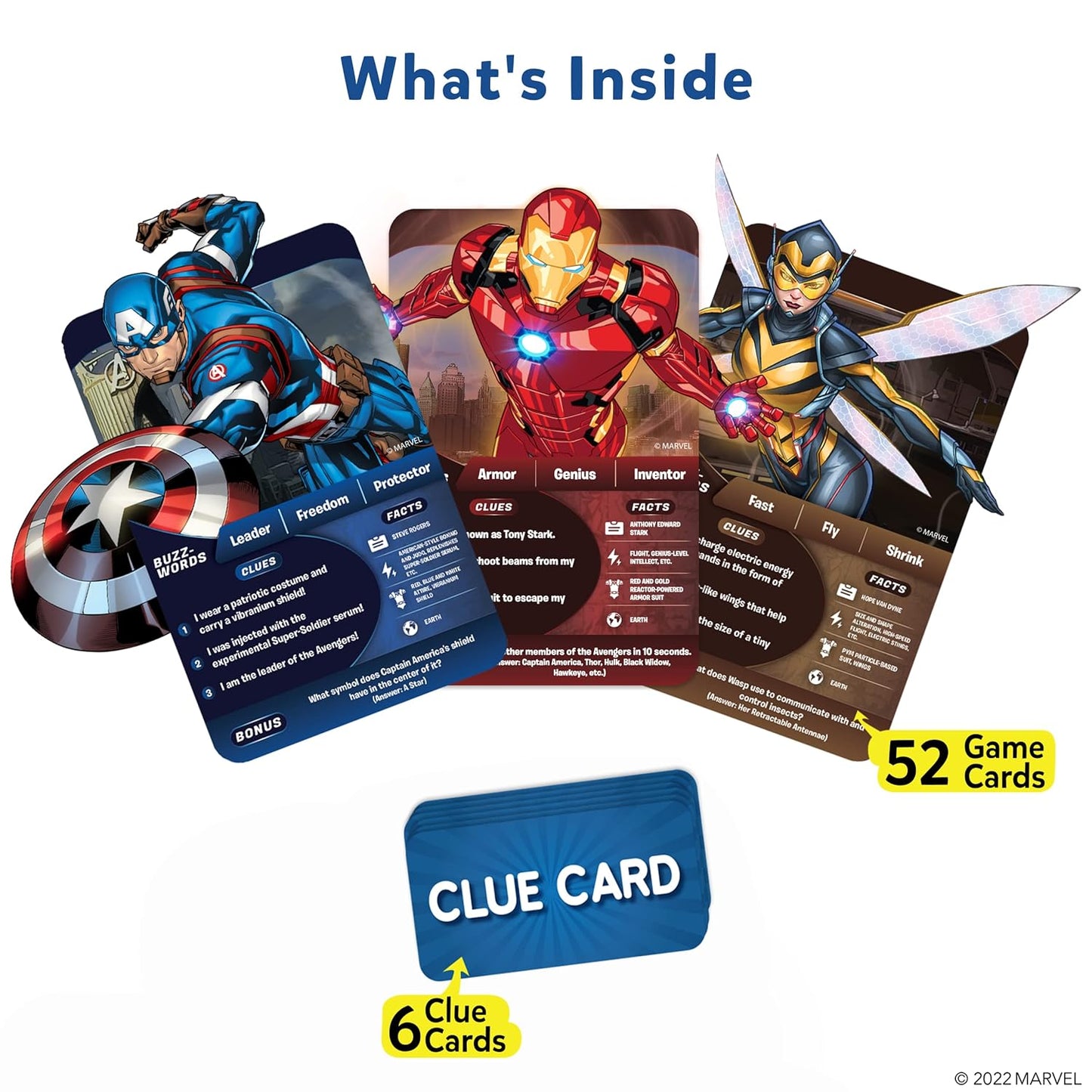 Skillmatics Card Game - Guess in 10 Marvel, Perfect for Boys, Girls, Kids, Teens, Adults Who Love Board Games, Toys, Avengers, Spiderman, Iron Man, Gifts for Ages 8, 9, 10 and Up