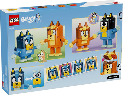 LEGO® Bluey Brick-Built Bluey Family 11217 Toy Set, 466 Pieces