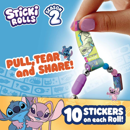 STICKI Rolls Stitch Sticki Capsule Season 2 – Sticker Bracelet Kit | Wearable & Shareable, 50 Holographic Stitch Stickers, Mystery Bracelet, DIY...