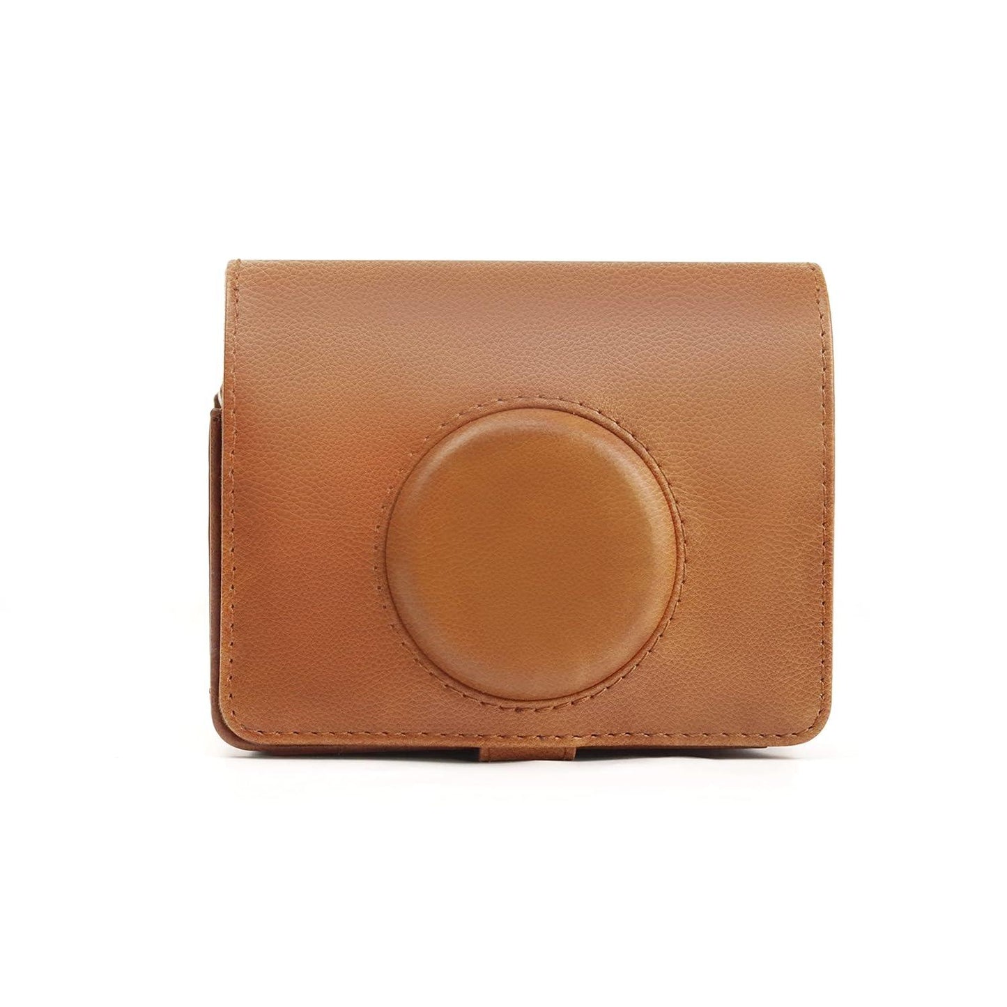 Sleek Protection for Mini Evo – Premium PU Leather Case for Fujifilm Instax Mini EVO (Brown) - Jaiman Toys